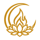 logotipo blaze simbolo dourado